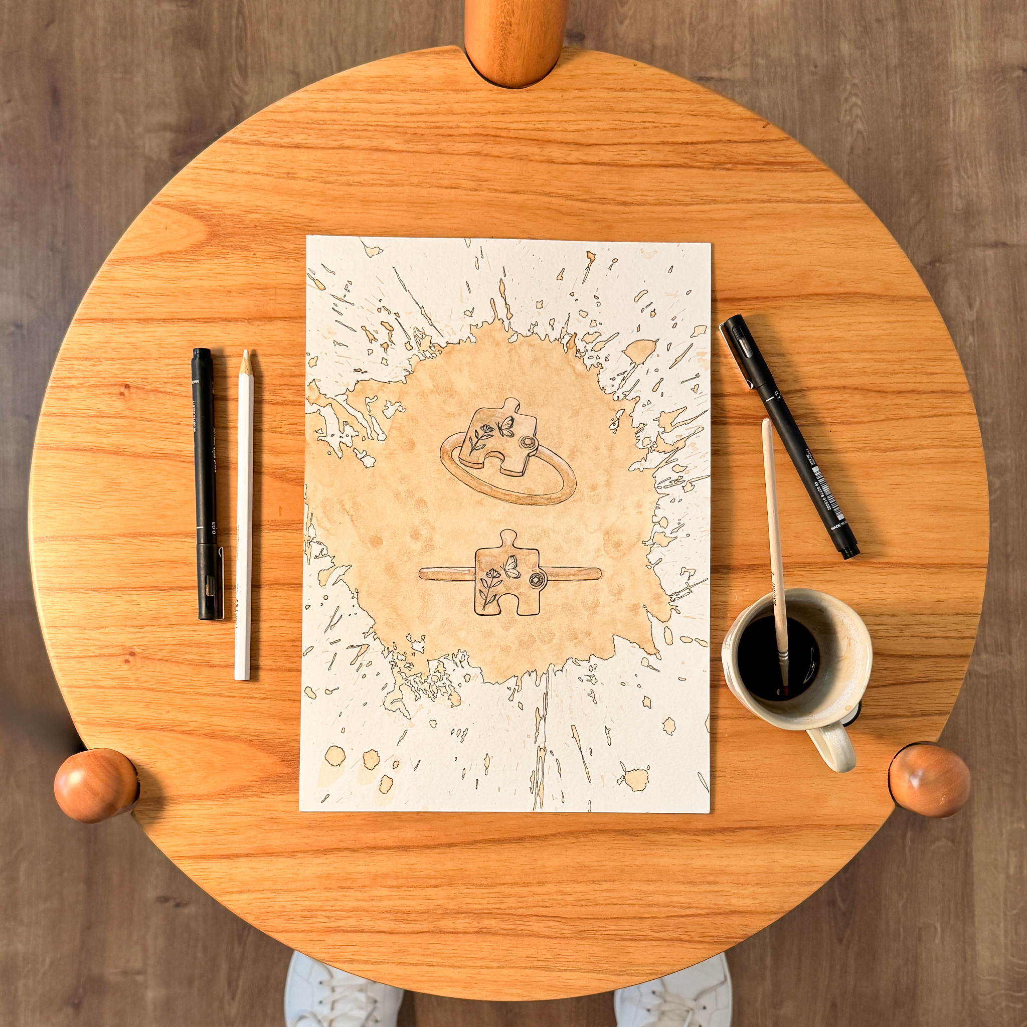 anel-personalizado-em-ouro-18k-com-quebra-cabeca-e-safira-azul-e-borboleta-para-autismo-e-mae-de-autistas-arte-exclusiva